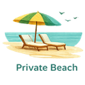 Home private beach
